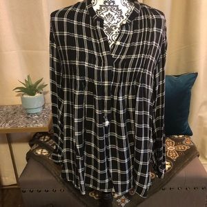 🖤GAP🖤 Flannel Tunic